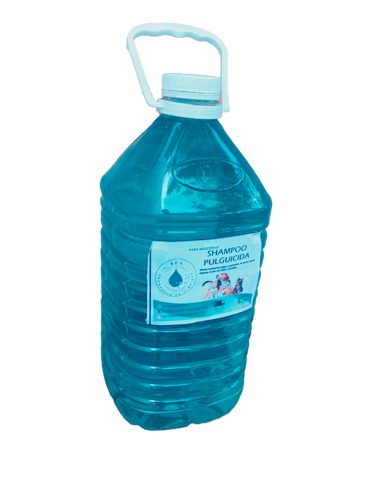 Bidon de Shampoo para Mascotas Pulguicida 5 Litros