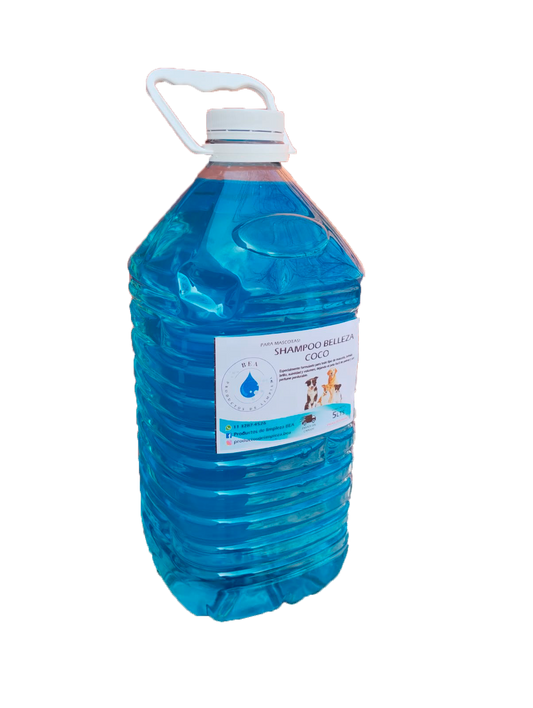 Bidon de Shampoo para Mascotas Coco 5 Litros