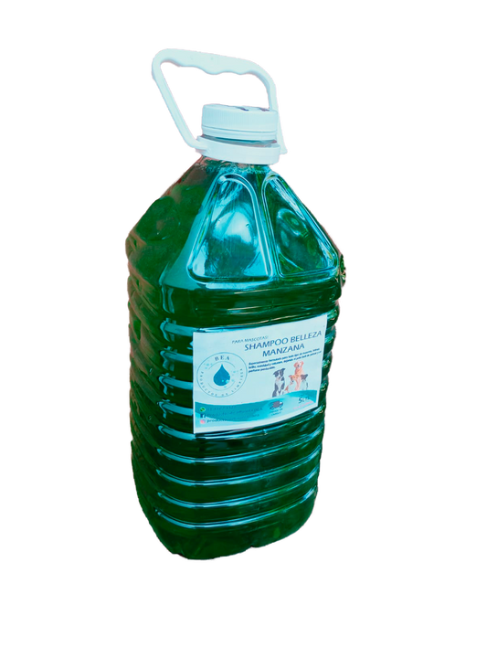 Bidon de Shampoo para Mascotas Manzana 5 Litros