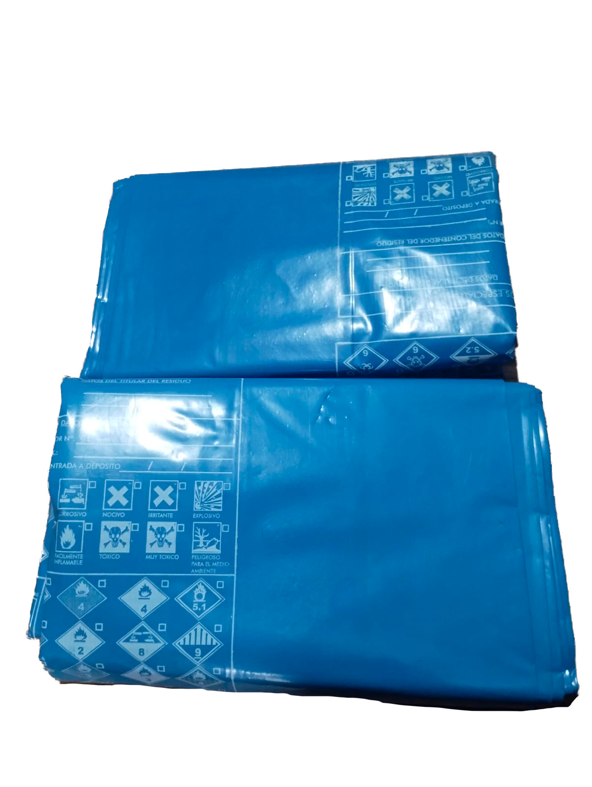 Bolsa de Residuos Peligrosos Azul 90x120 (Por Unidad)