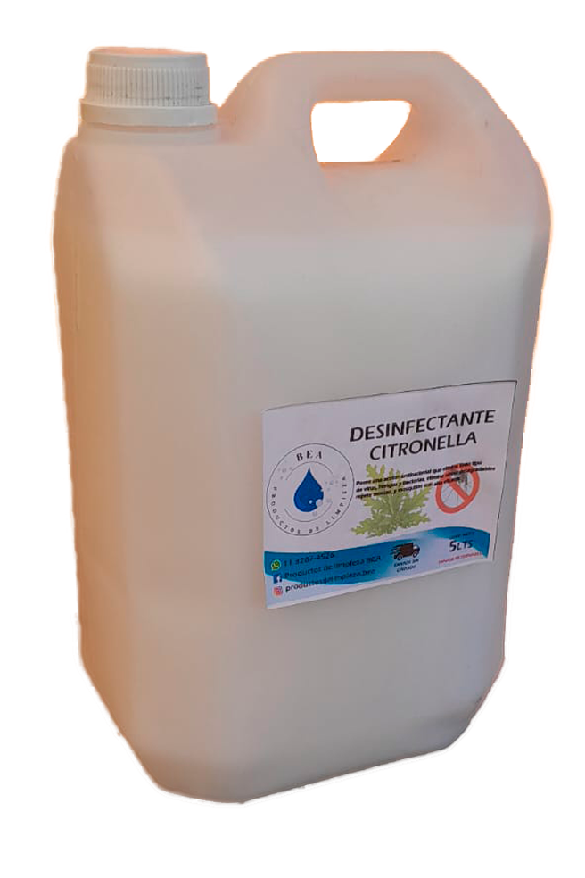 Bidón de Desinfectante Citronella 5 Litros