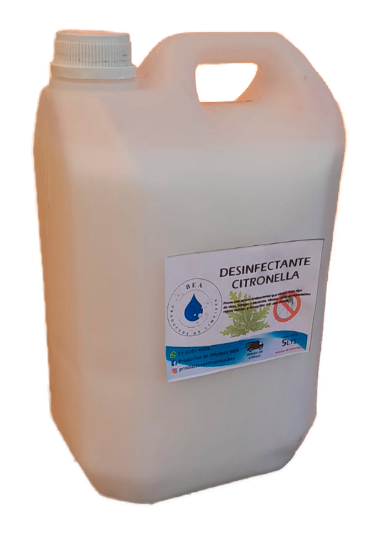 Bidón de Desinfectante Citronella 5 Litros