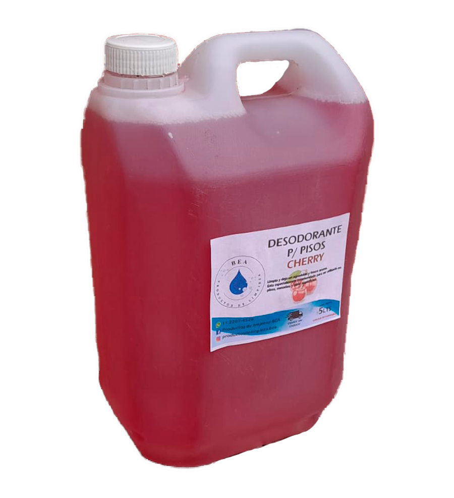 Bidón de Desodorante para pisos Cherry 5 Litros