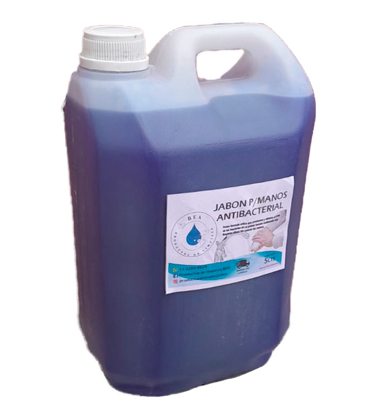 Bidón de Jabón para manos Antibacterial 5 Litros