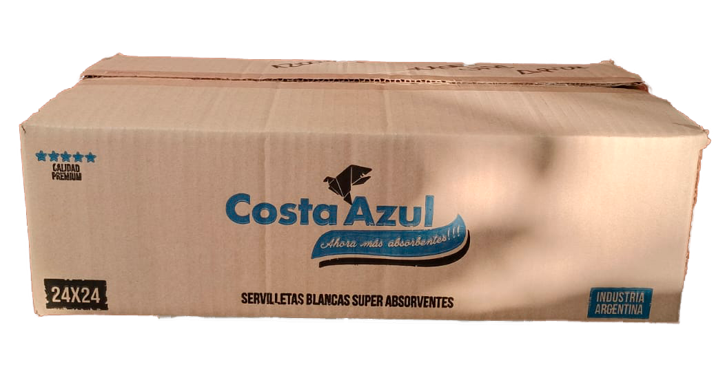 Caja de Servilletas Linea Azul