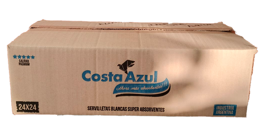 Caja de Servilletas Linea Azul