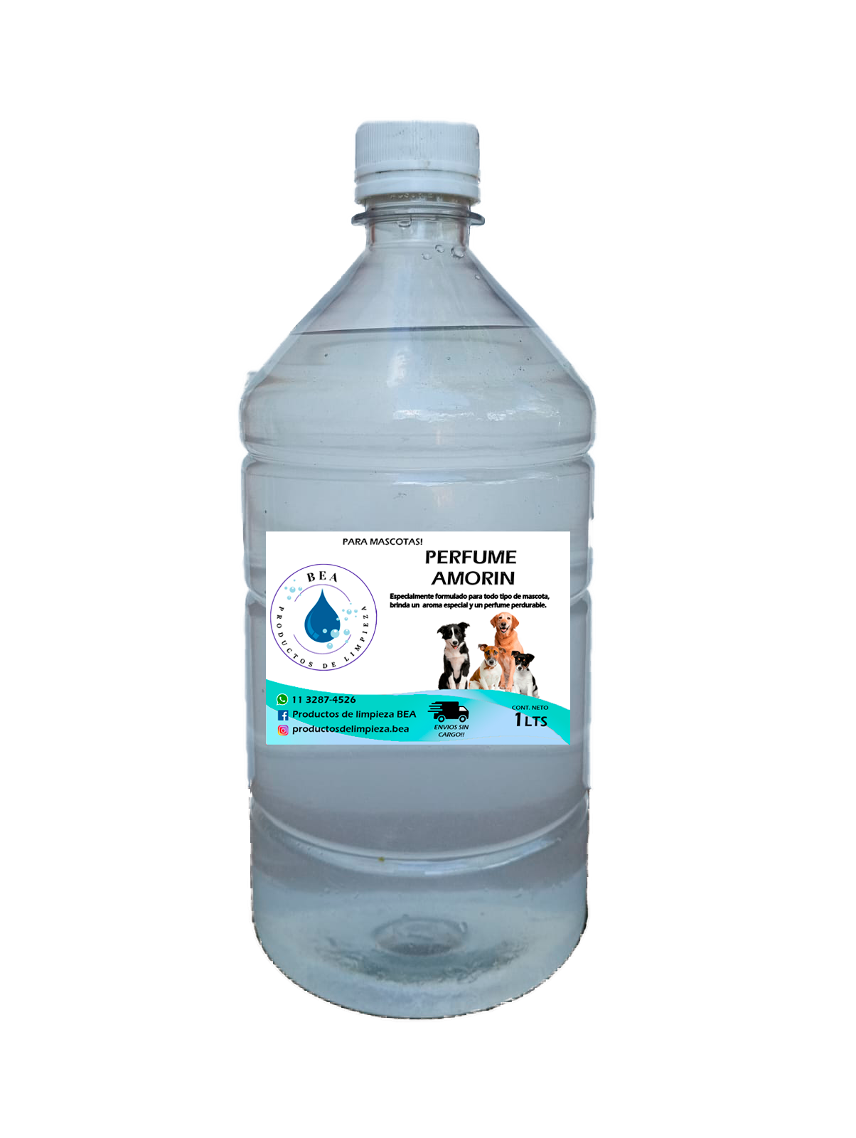 Perfume Amorin para Mascota (1 Litro)