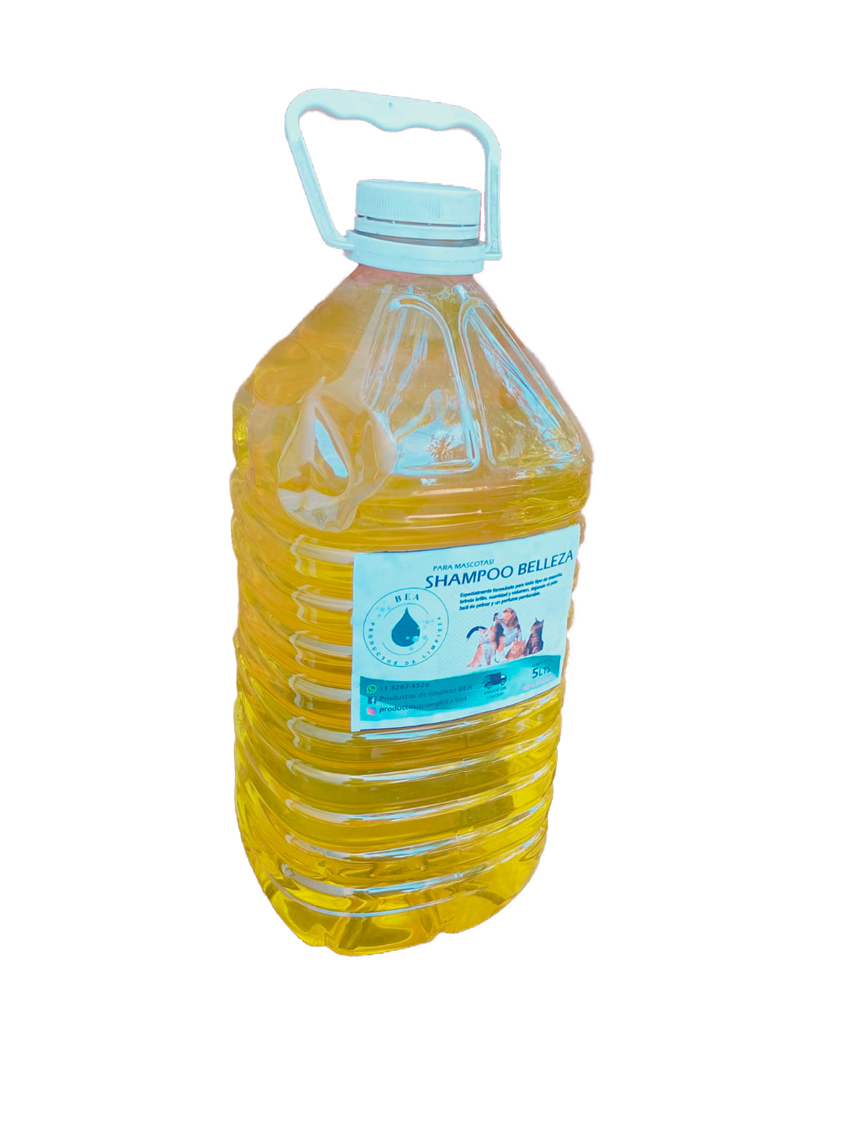 Bidon de Shampoo para Mascotas Colonia 5 Litros