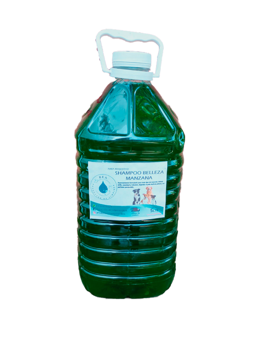 Bidon de Shampoo para Mascotas Manzana 5 Litros