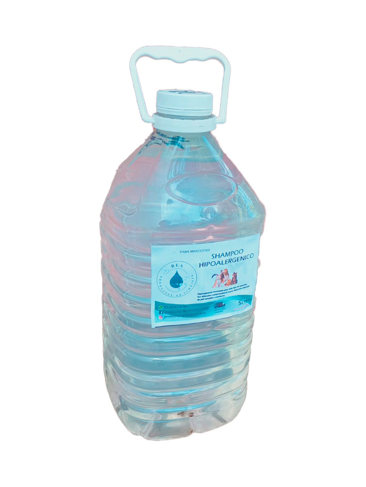 Bidon de Shampoo para Mascotas Hipoalergenico 5 Litros