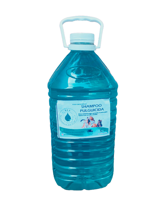 Bidon de Shampoo para Mascotas Pulguicida 5 Litros