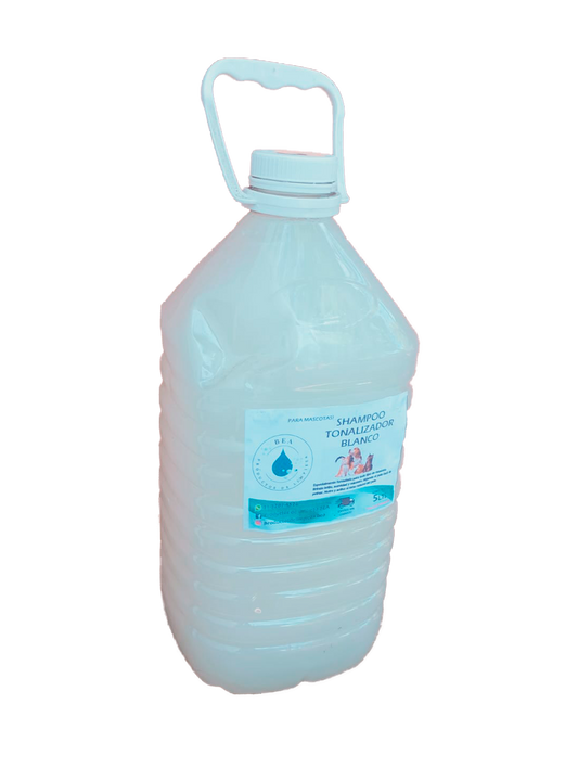 Bidon de Shampoo para Mascotas Tonalizador 5 Litros