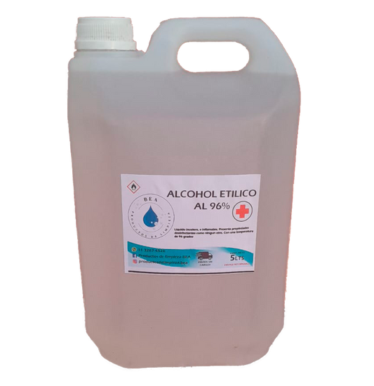 Bidón de Alcohol Etilico al 96% 5 Litros