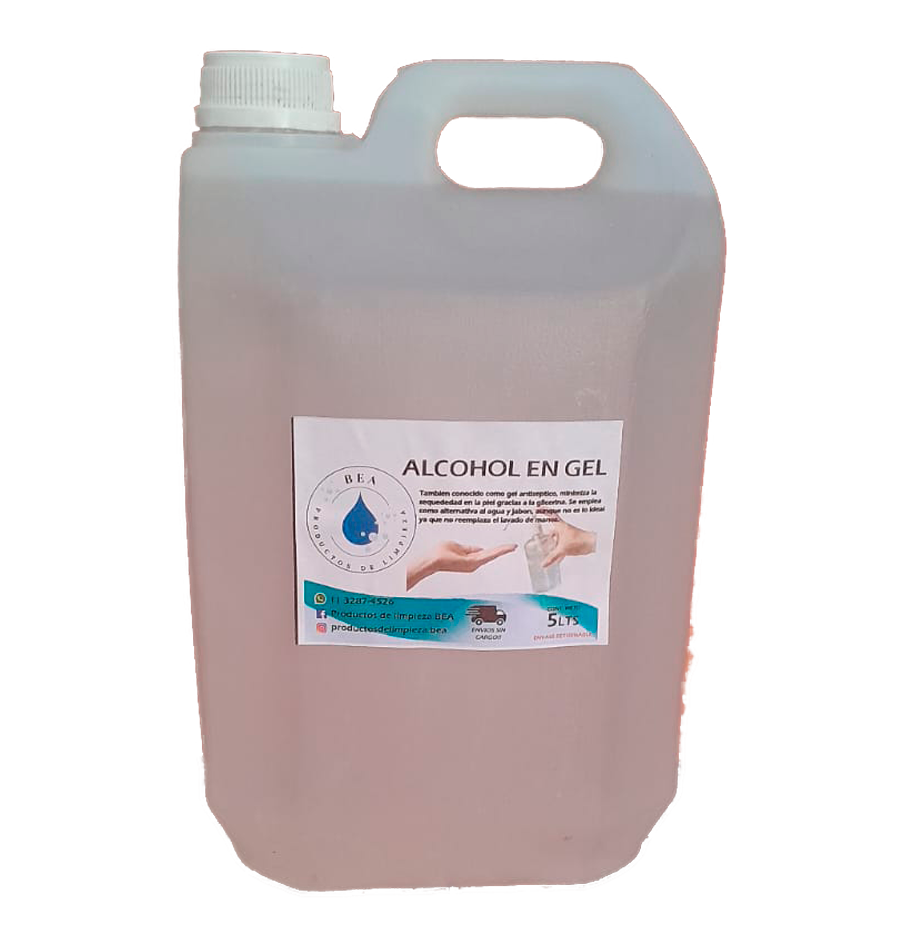 Bidón de Alcohol en Gel 5 Litros