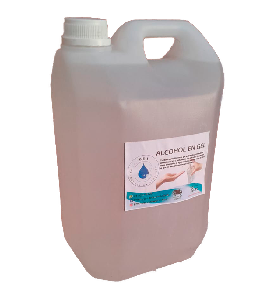 Bidón de Alcohol en Gel 5 Litros