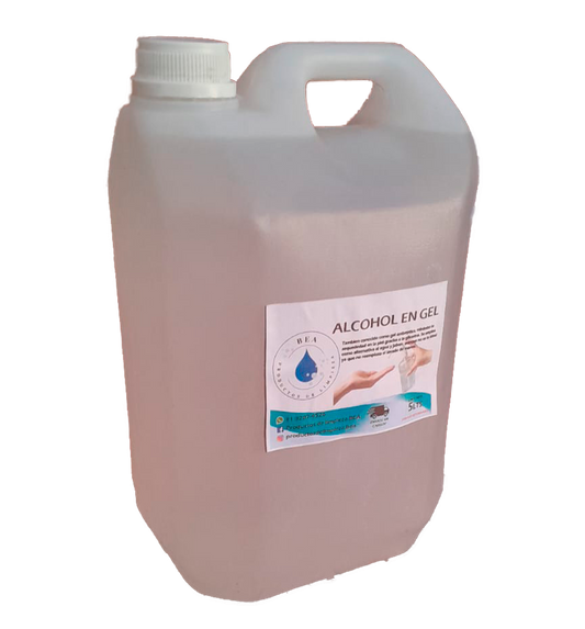 Bidón de Alcohol en Gel 5 Litros