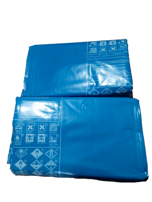 Bolsa de Residuos Peligrosos Azul 90x120 (Por Unidad)
