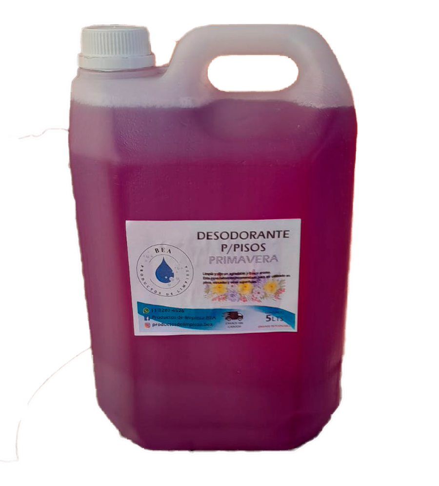Bidón de Desodorante para pisos Primavera 5 Litros