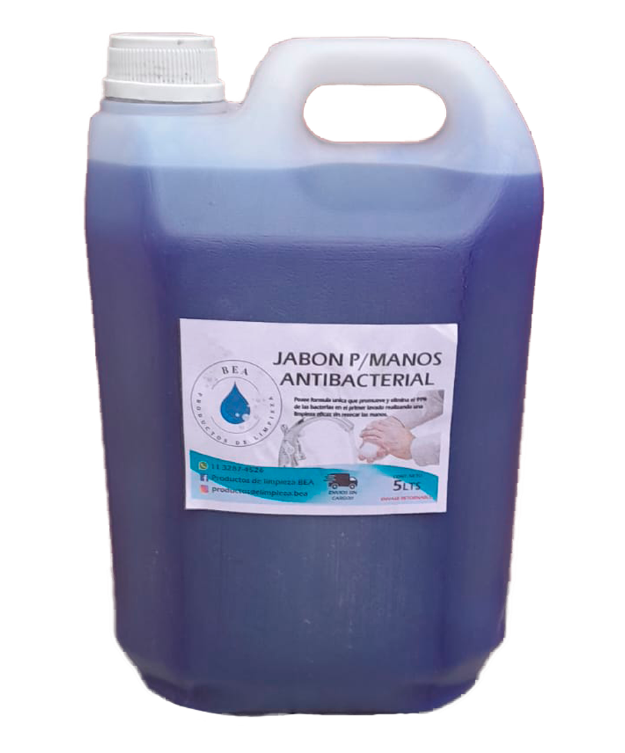 Bidón de Jabón para manos Antibacterial 5 Litros