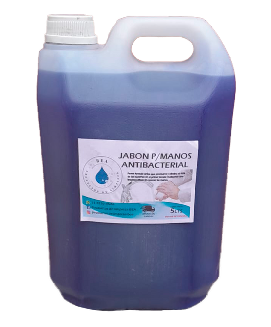 Bidón de Jabón para manos Antibacterial 5 Litros